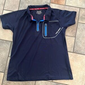 New with tags Polaris navy LDS zip polo 3XL